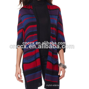 PK17ST260 100% cashmere knitted Sweater Scarf with Pockets